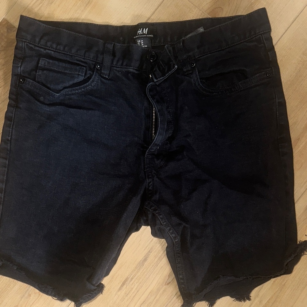H&M Men's Dark Denim Jean Shorts